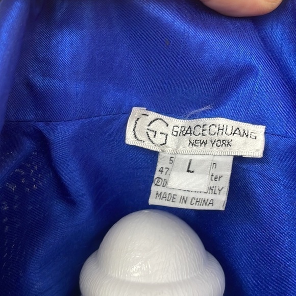 grace chuang jacket blue - dark blue and light blue - Picture 6 of 7